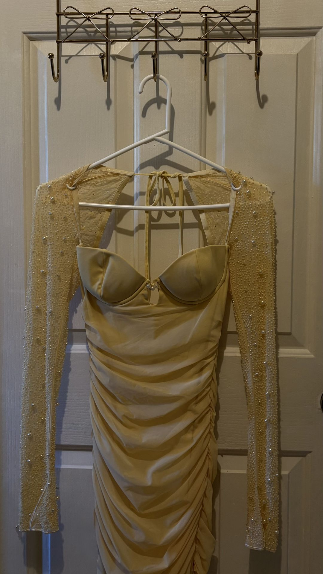 Oh Polly Yellow Mini Dress