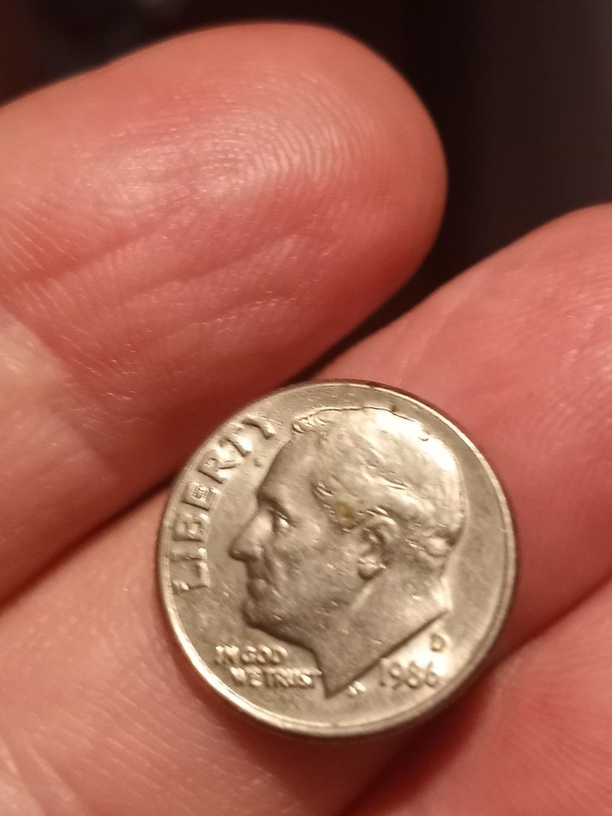 Roosevelt Dime Error Coin,  DDR