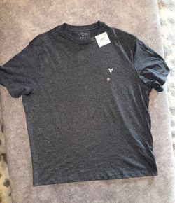 American Eagle Super Soft Standard Fit T-Shirt Gray XL NWT Short Sleeve Tee