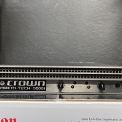 Crown MacroTech 5000i 2Ch Power Audio XLR Amplifier Working