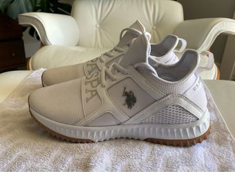 U.S. Polo Assn. White Sneakers - Woman’s 9