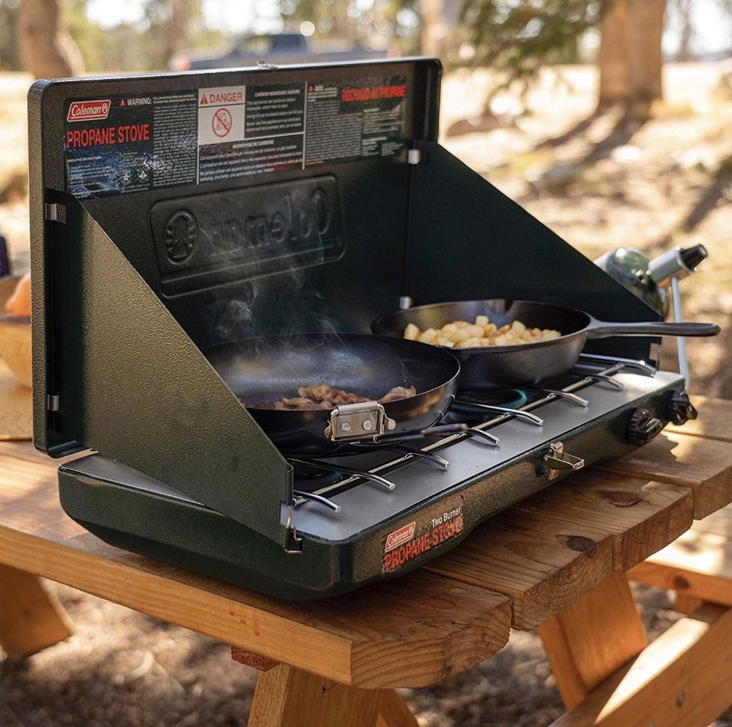 Coleman Gas Stove Portable Propane Gas Classic Camp Stove with 2 Burners