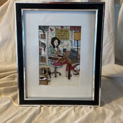 9x11 Framed Print Cats 