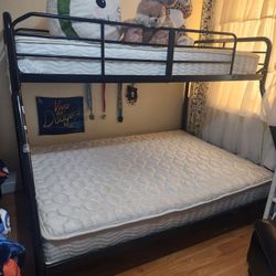 Bunk Bed- Full And Twin- No Matress