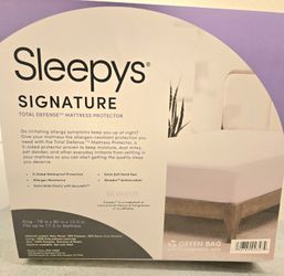 Sleepy's Signature King Mattress Cover Protector By Mattress Firm NEW