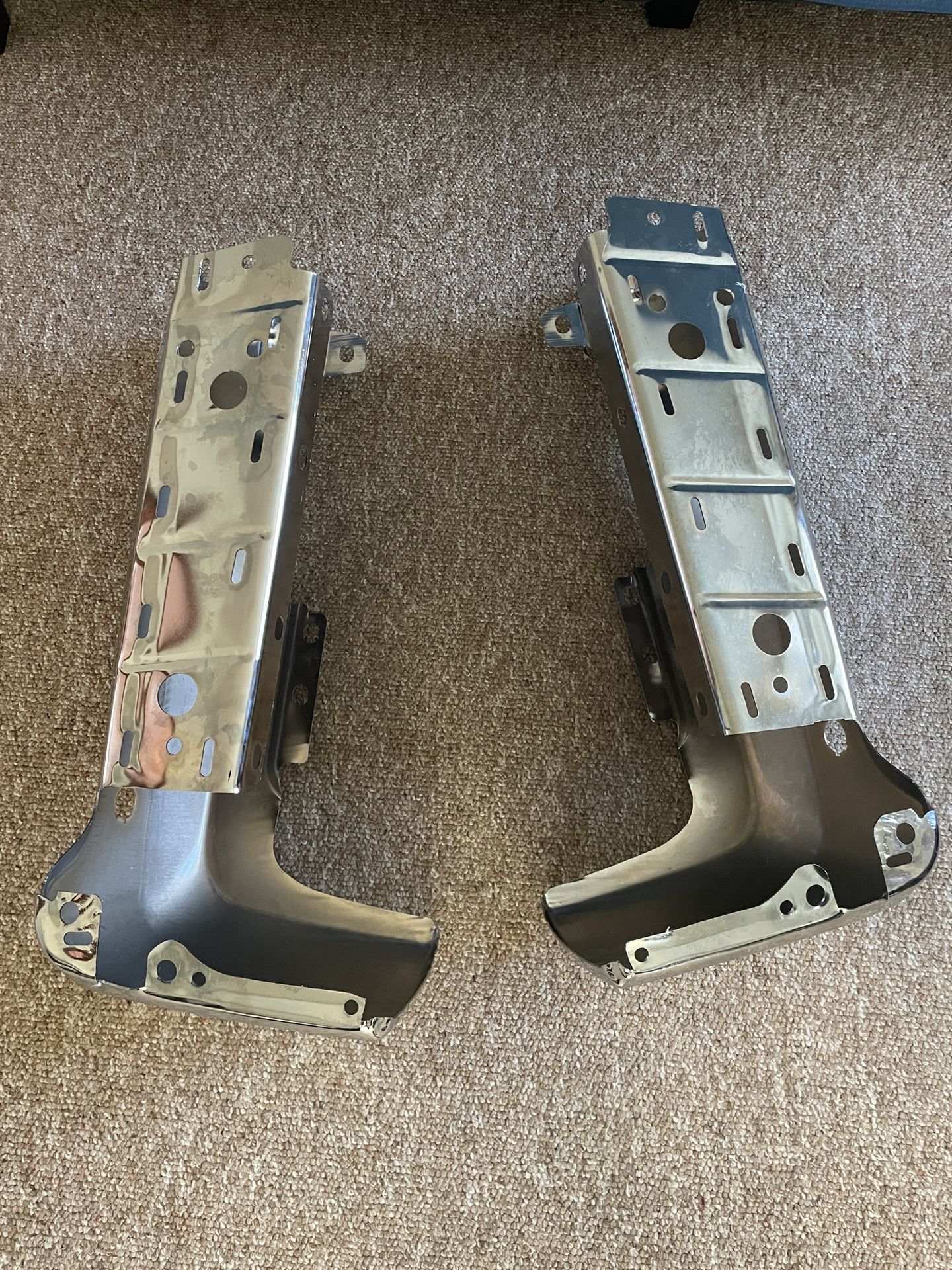 Ford F-150 (2015-2020) Chrome Rear Bumper End Cap (Left & Right)