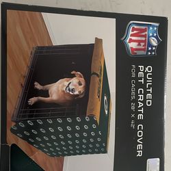 NFL Quilted Pet Crate Cover