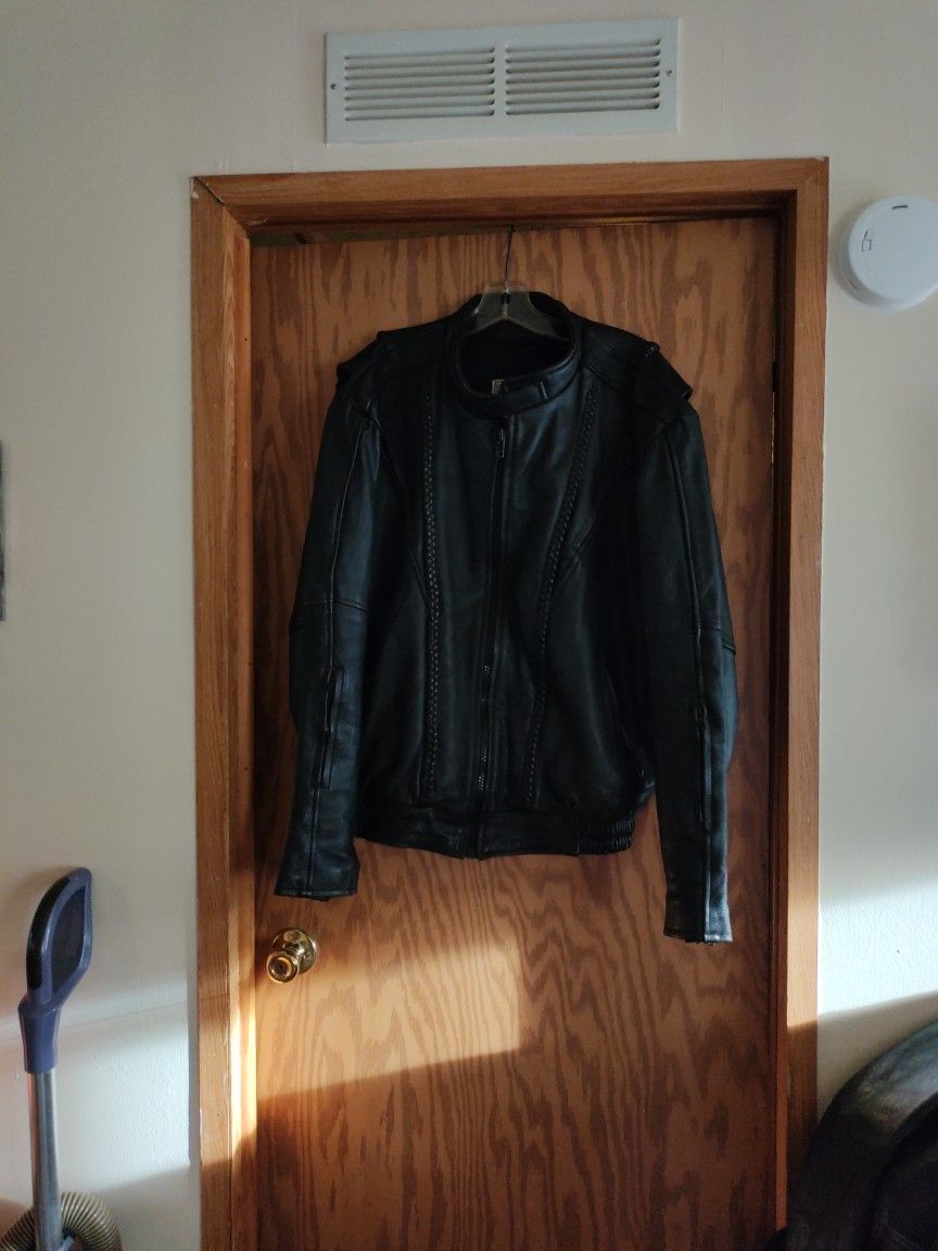 Men's Black Leather Jacket