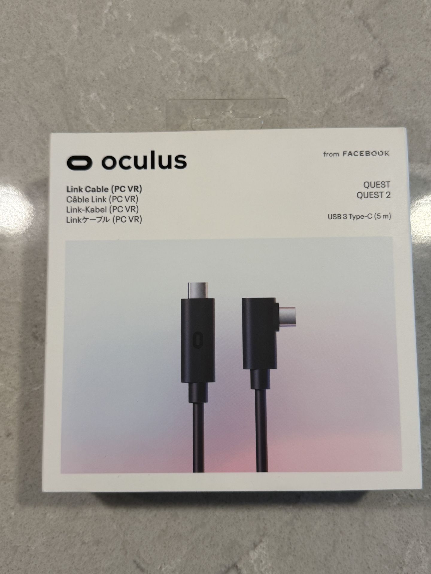Meta Quest Link Cable - Virtual Reality Headset Cable for Quest