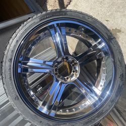 4 24in Chrome Rims