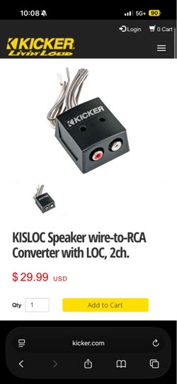 Kicker Line Output Convertor