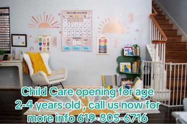 Daycare opening 2-4 years old