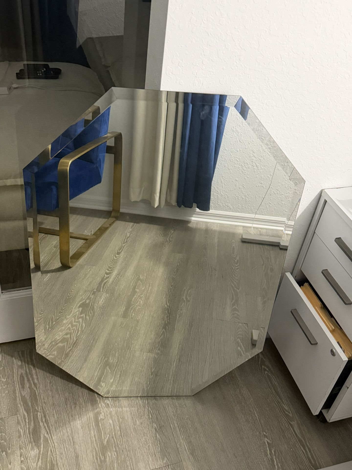 Modern Octagon Mirror