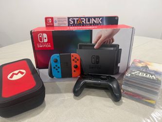 Nintendo Switch Launch Bundle | 6 games, Pro Controller, Original Box
