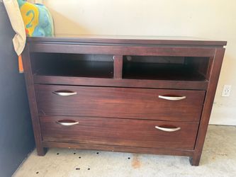 Solid wood tv stand