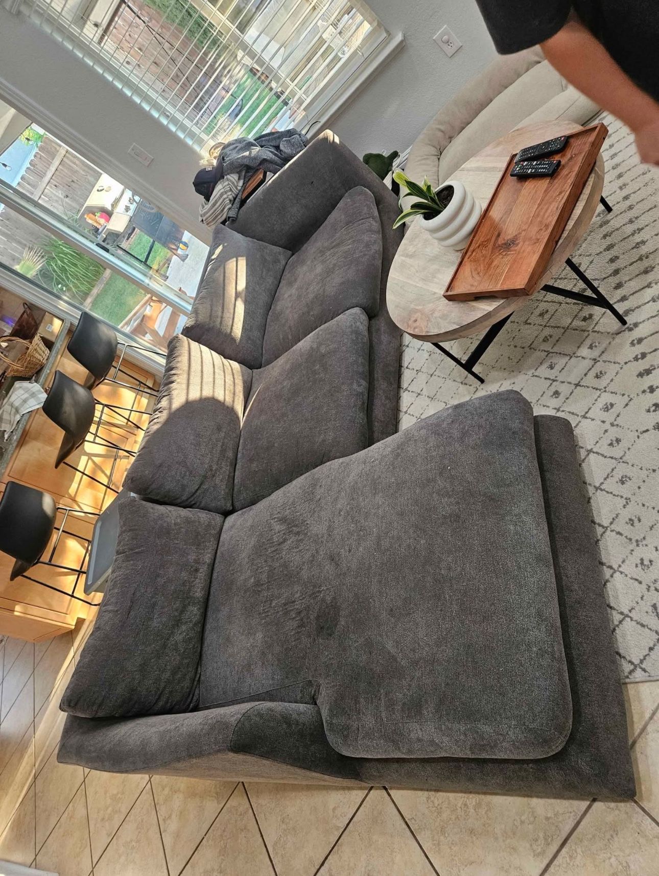Nice Grey Sectional Couch