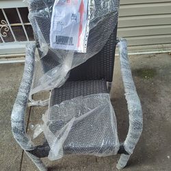 Wicker Chair With Cushion