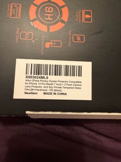 iPhone 13 Pro Max Privacy Screen protectors