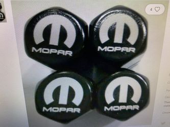 Mopar metal tire valve stem caps