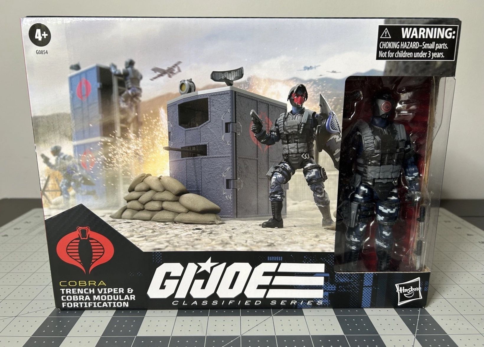 GI Joe Classified Trench Viper And Cobra Modular Fortification