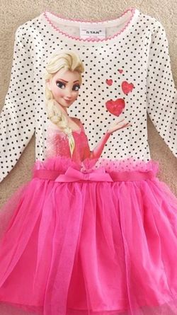 NUEVO!!! SUPER CUTE PRINCESS FROZEN QUEEN ELSA (4-5T) SUPER GIFT 🎁 FOR B-DAY PARTY 🎉 💝💞❤️️
