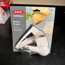 NEW OXO SoftWorks Rotary Cheese Grater