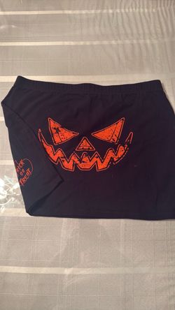 Halloween Jack-o-Lantern Mini Skirt
