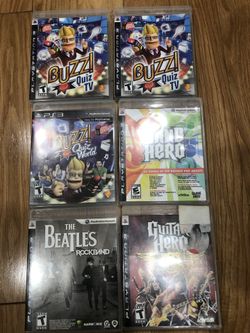 Used PlayStation 3 Games @ $5 each 