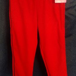 TheGluv Softball Pants Women’s Medium Red Black Trim Beltless NWT USA