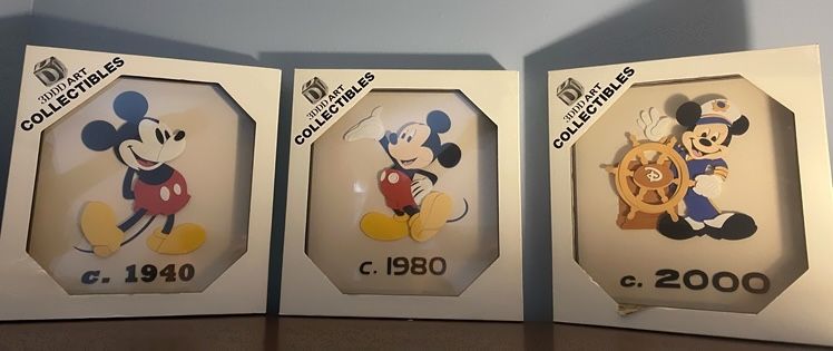 Mickey Mouse 3D framed art