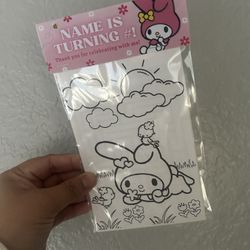 Melody Coloring sticker sheets