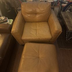 Chair and Ottoman 