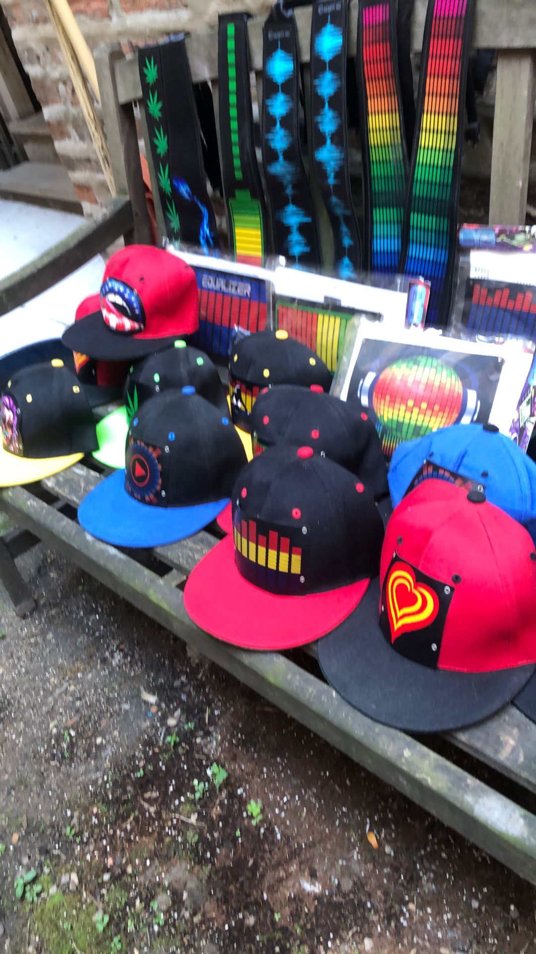 Cyb Electro Luminescent Light Up Hats Ties & Panels From 2010