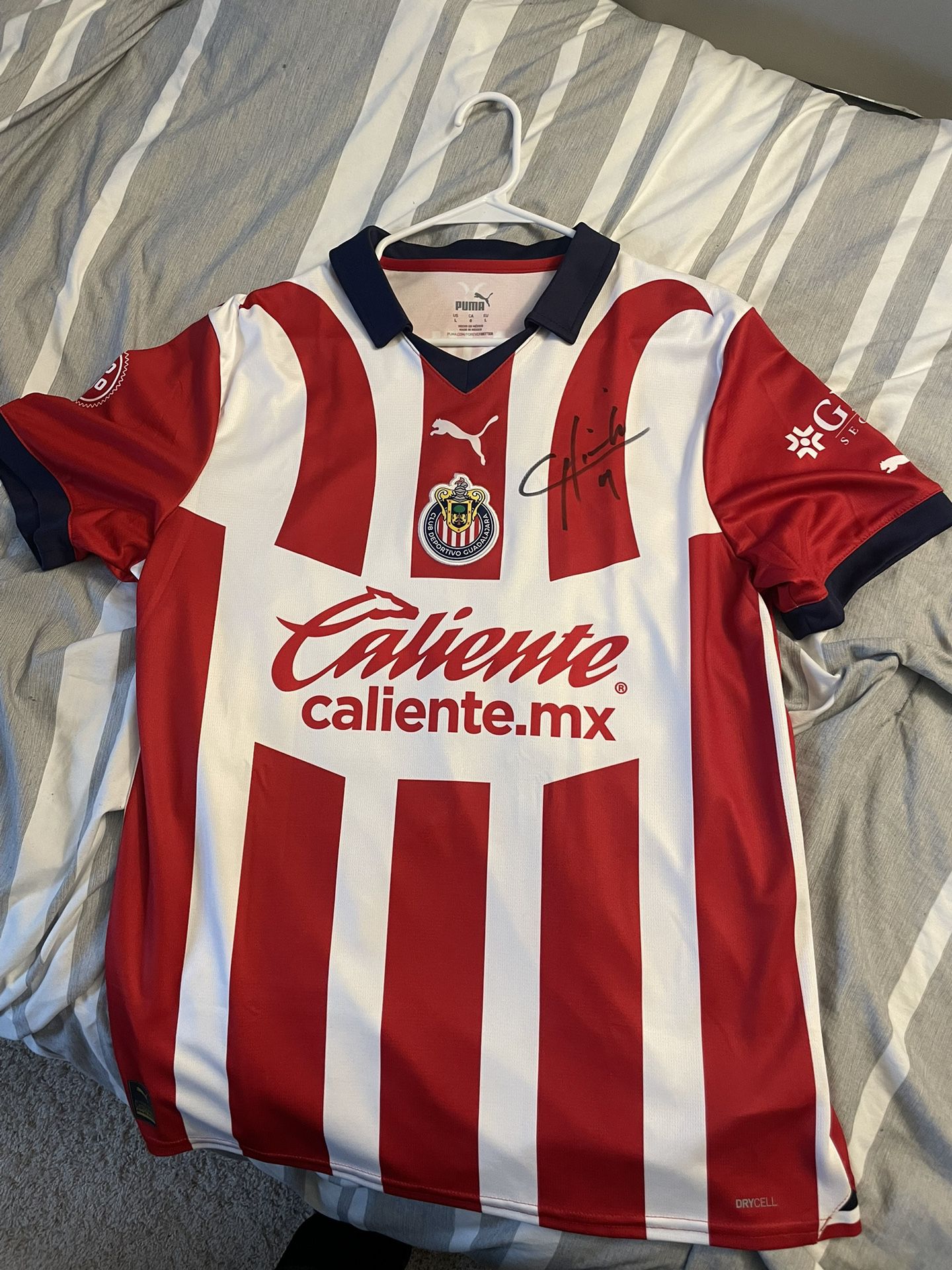 Chivas Limited Chicharito autographed Jersey authentic 