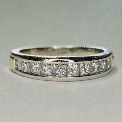 Gold Diamond Ring Band #12193