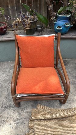 Danish bamboo rattan chair 1960’s