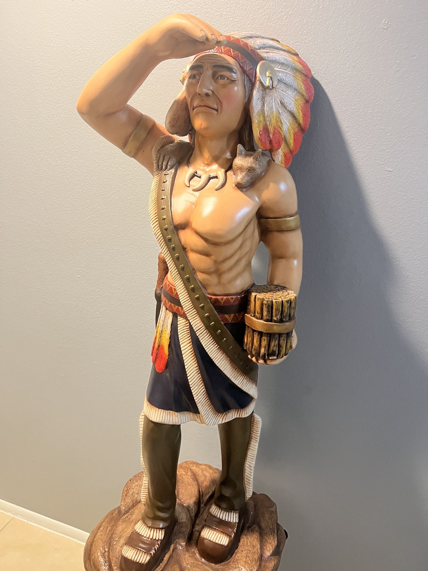 Indian/ Native Chief Statue