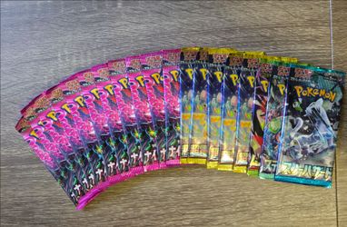 Pokemon 17 Japanese booster pack lot
