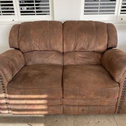 Free Sofa And Love Seat. Both Recline. 