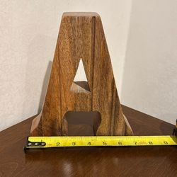 Solid Wood Letter A