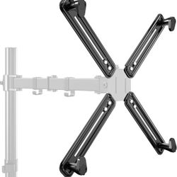Universal VESA Mount Bracket Adapter Monitor Arm Mounting Kit for Screen 17 to 27 inch