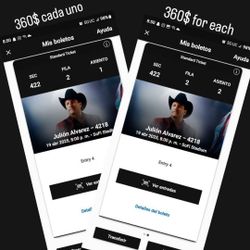 Tikets Julion Alvares