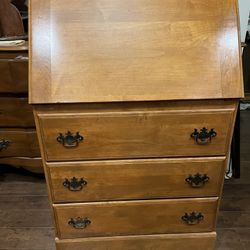 Mid Century Modern Secretary Desk + Dresser