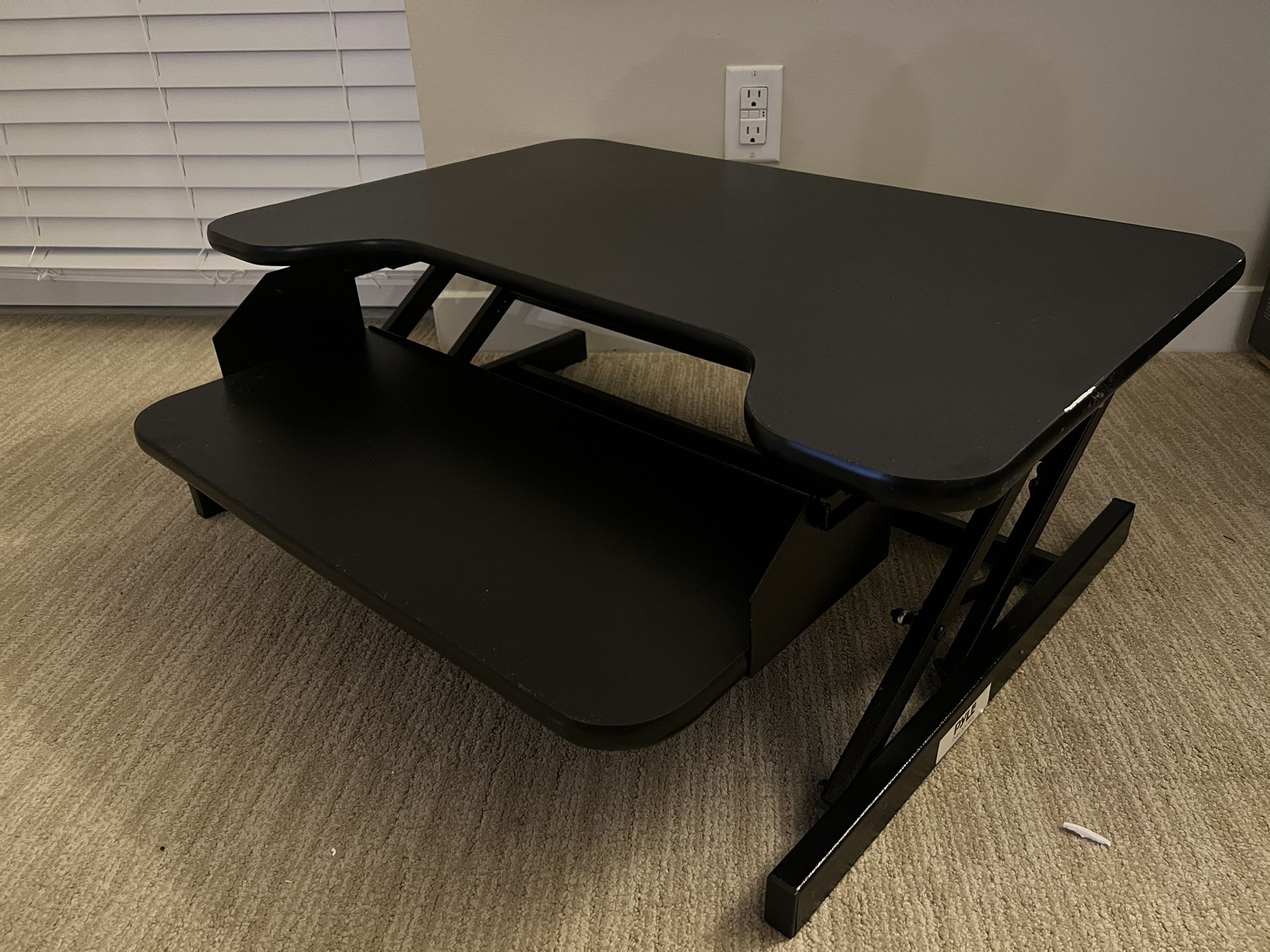 Pyle Adjustable Standing Riser Desk