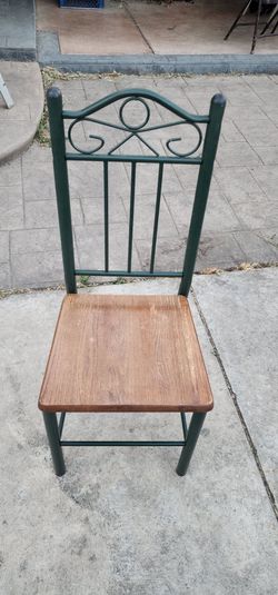 Metal n wood chair