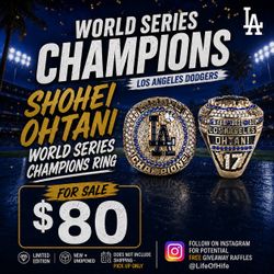 2026 SGA WS RING SHOHEI OHTANI