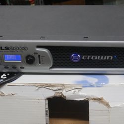 Crown Model XLS 2000 Rackmount 2-Channel High-Density 350W Power Amplifier USED. TESTED. IN A GOOD WORKING ORDER. 