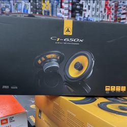 JL Audio 6.5” Speakers C1-650x Brand New In Box 120 A Pair 
