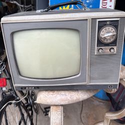 Vintage Black And White TV