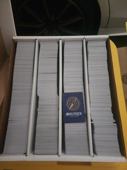 Large One Piece Card Game Bulk Collection – Approx. 3,200 Cards + Storage Box